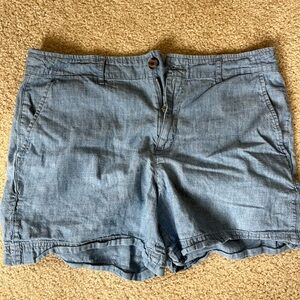 Gap blue light denim shorts